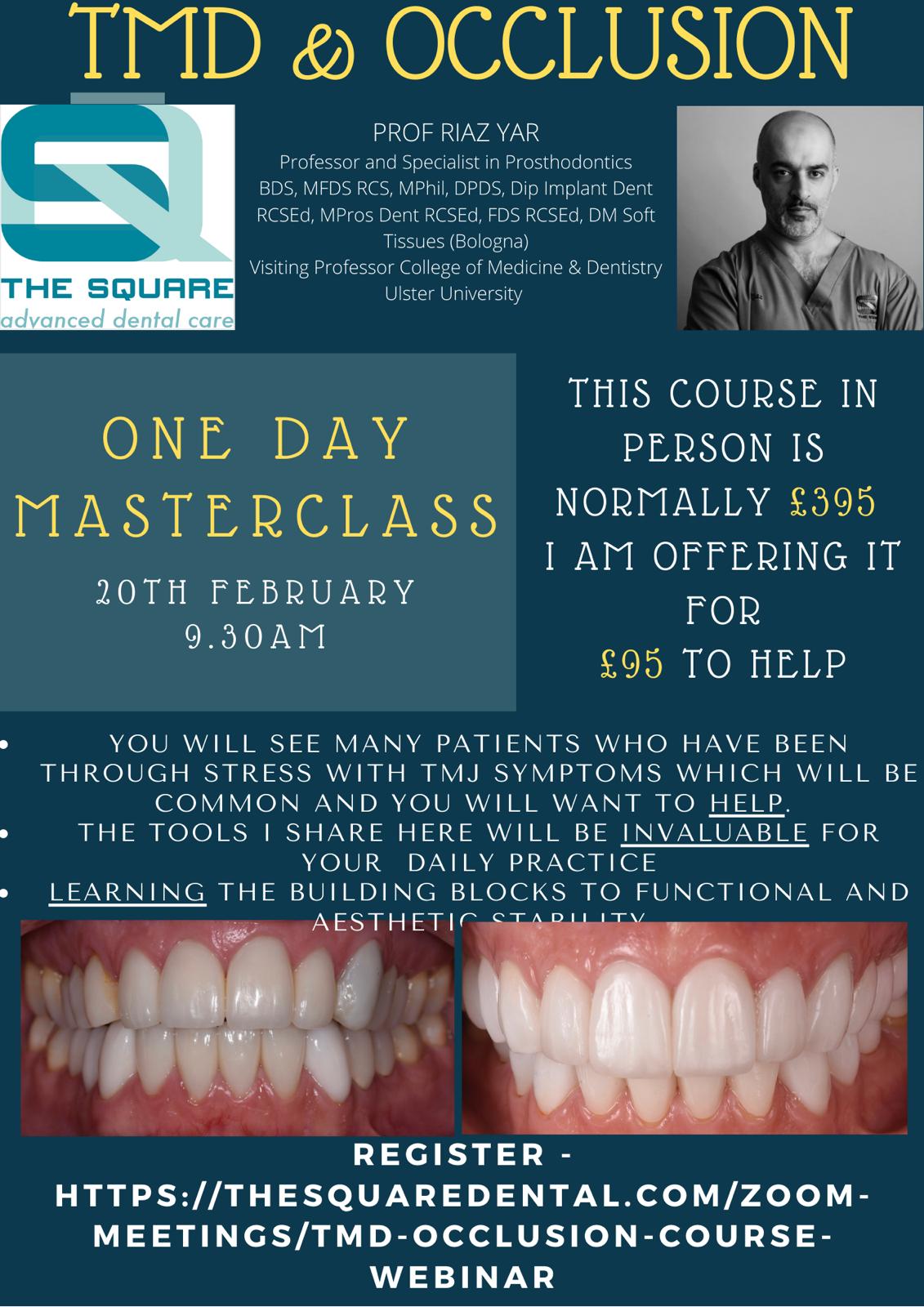 Course Booking The Square Dental